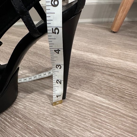 Gucci Daryl Leather and Suede Platforms Size 37 - Picture 14 of 14